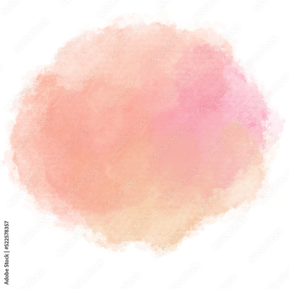 Fototapeta premium pink watercolor stain paint