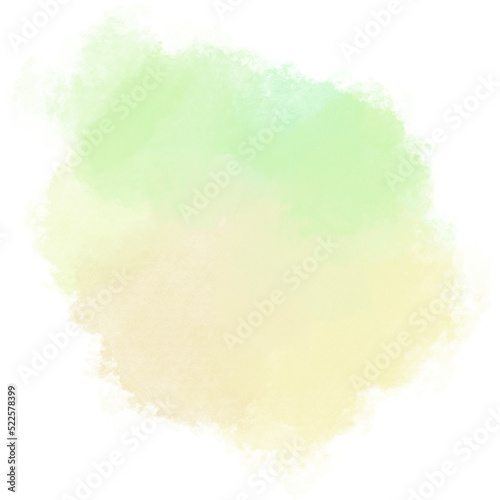 green watercolor stain paint