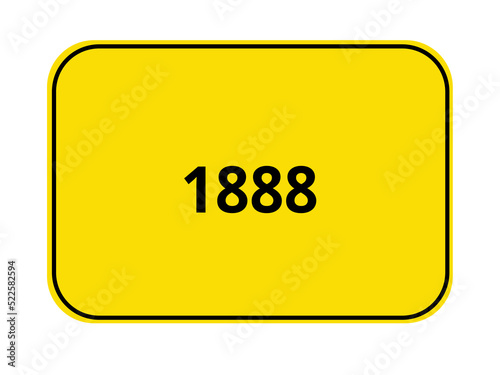 Ortseingangsschild - 1888