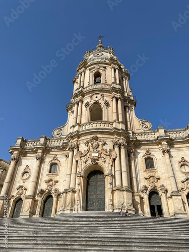 cathedral of St. George in Modica, Sicily, Italy