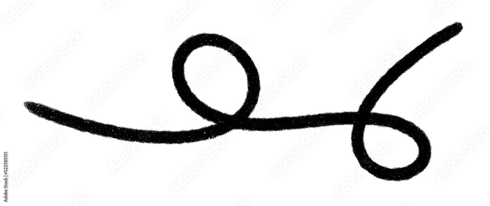 Hand drawn doodle line art element. Hand drawn doodle line art element.