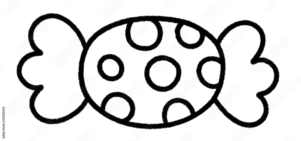 Sweet candy line outline icon Sweet candy line outline icon
