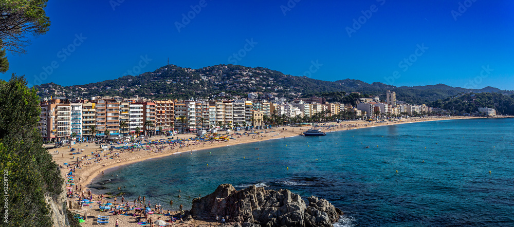 Fototapeta premium Plaża w LLoret del Mar