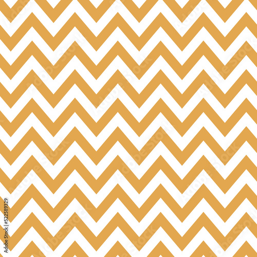 Yellow and white chevron seamless pattern