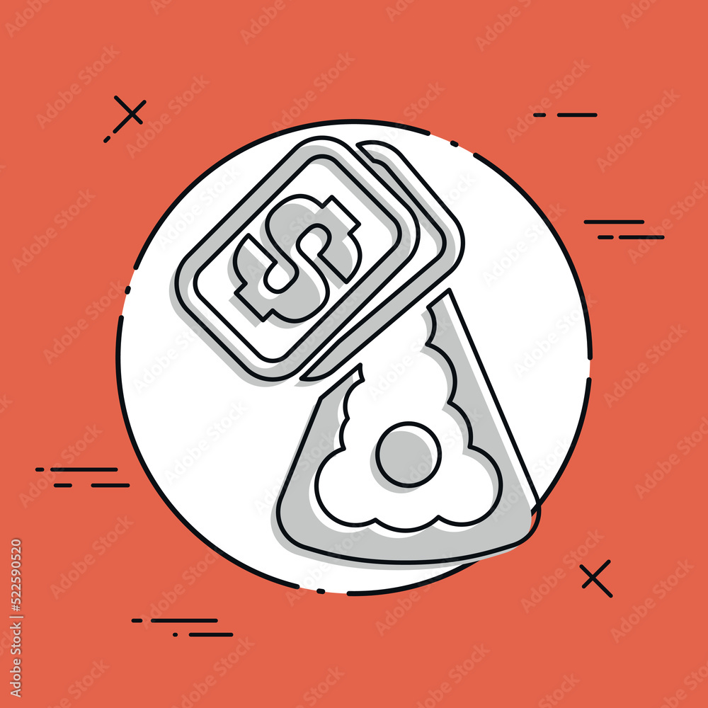 Vector illustration of a buy icon depicting a cake Vector illustration of a buy icon depicting a cake