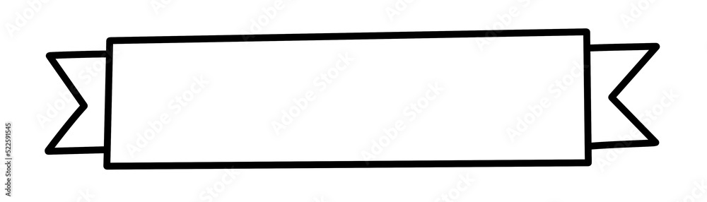 Ribbon black thin line icon Ribbon black thin line icon