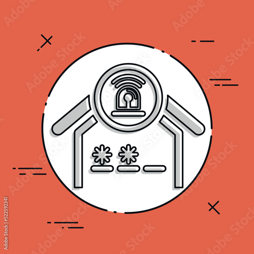 House alarm icon