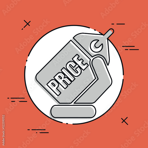 Label price icon