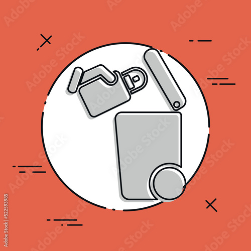 Separate waste collection icon