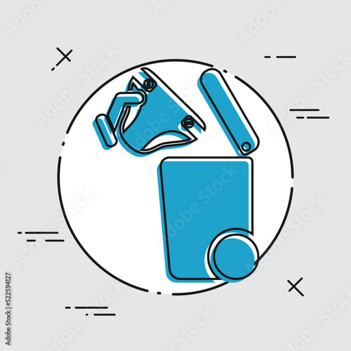 Separate waste collection icon
