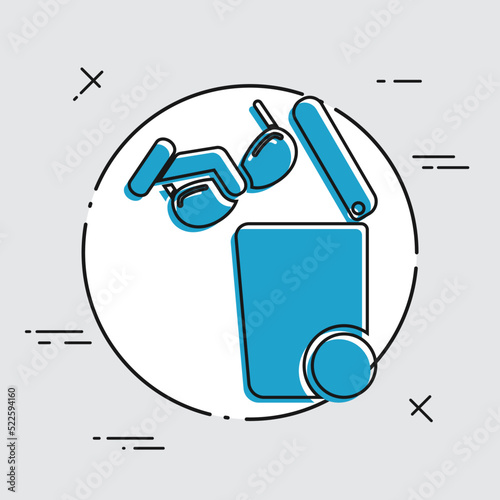 Separate waste collection icon