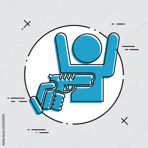 Robbery with gun