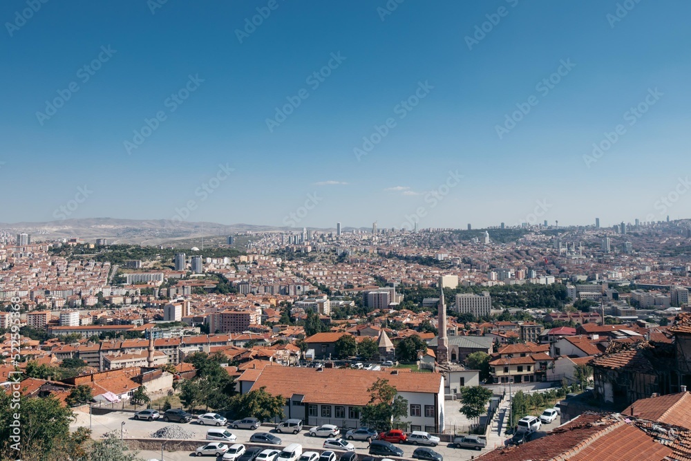 View from the Ankara castle, Turkey