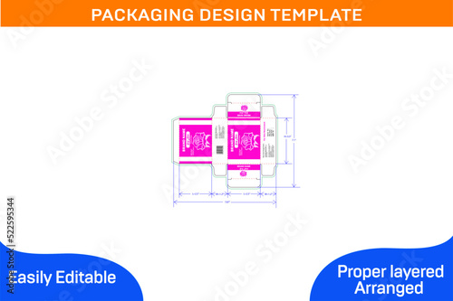 Soap Box packaging Design Template_Color Design Template