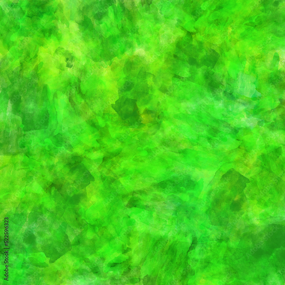Abstract bright neon green textured stains background. Fluorescent print. Acid wallpaper.