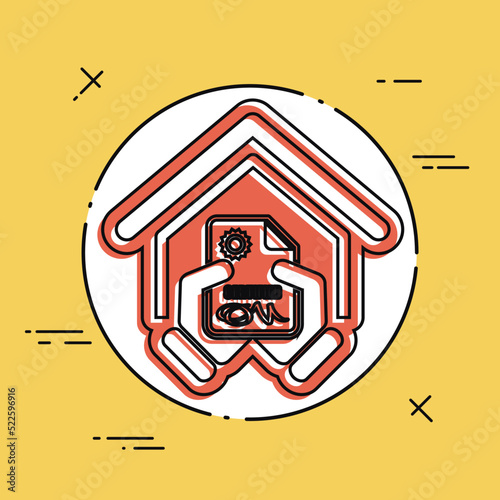 Certified building icon
