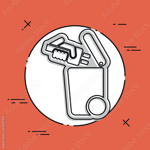 Separate waste collection icon