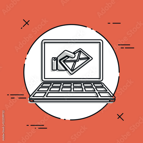 Web mail service icon