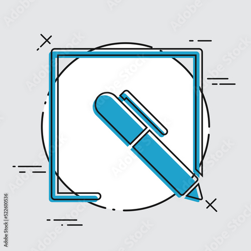 Customized services - flat vector icon