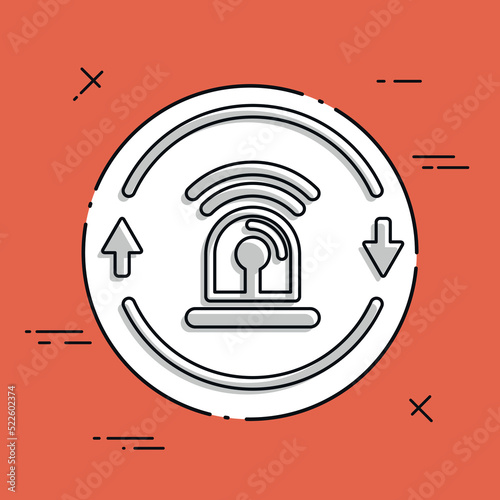 Full protection service - Vector web icon