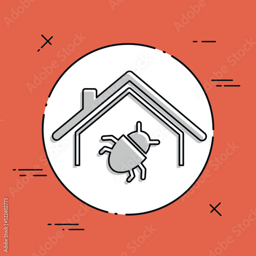 Pest control service - Vector web icon