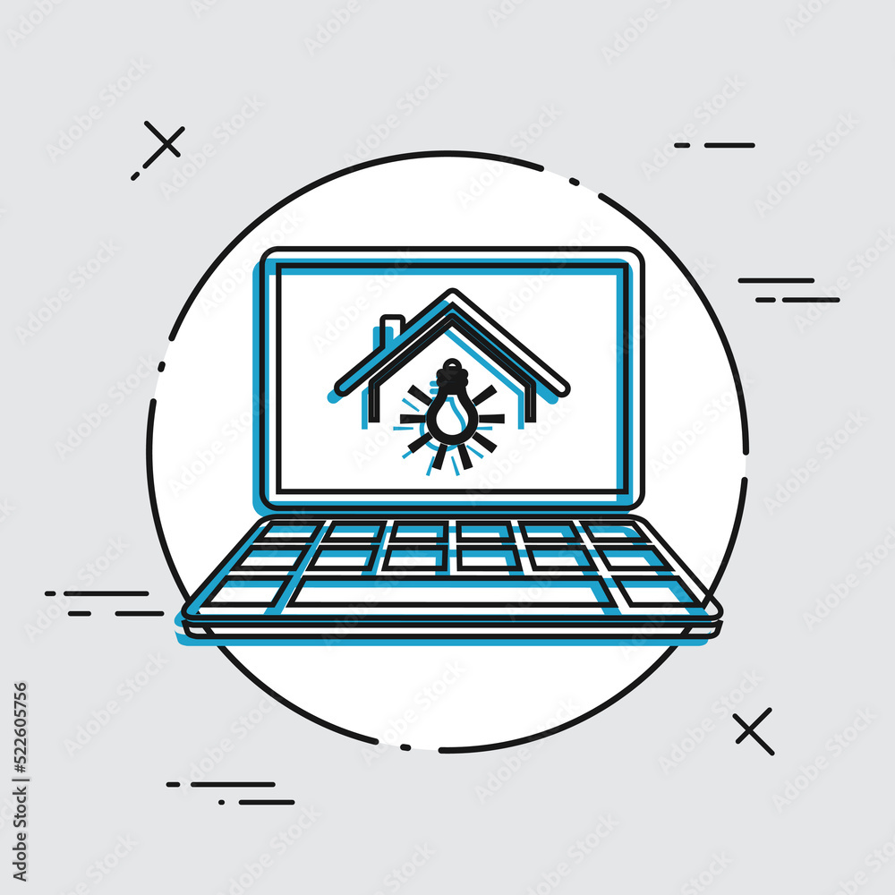 Electricity supply - Vector icon for computer website or application Electricity supply - Vector icon for computer website or application