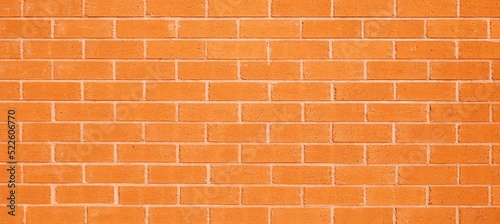 Urban orange brick wall background.