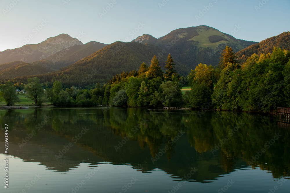 Črnava Lake, Preddvor, Gorenjska Region, Slovenia