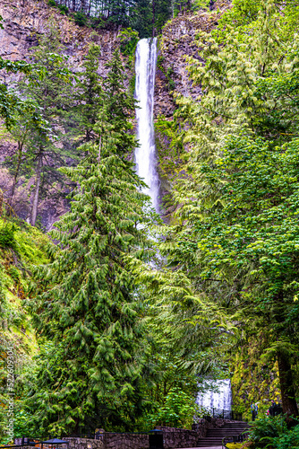 Multnomah Falls in the Columbia River Gorge photo