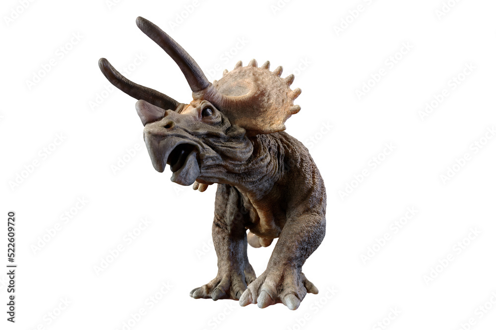 triceratops dinosaur on transparent background PNG 3d rendering triceratops dinosaur on transparent background PNG 3d rendering