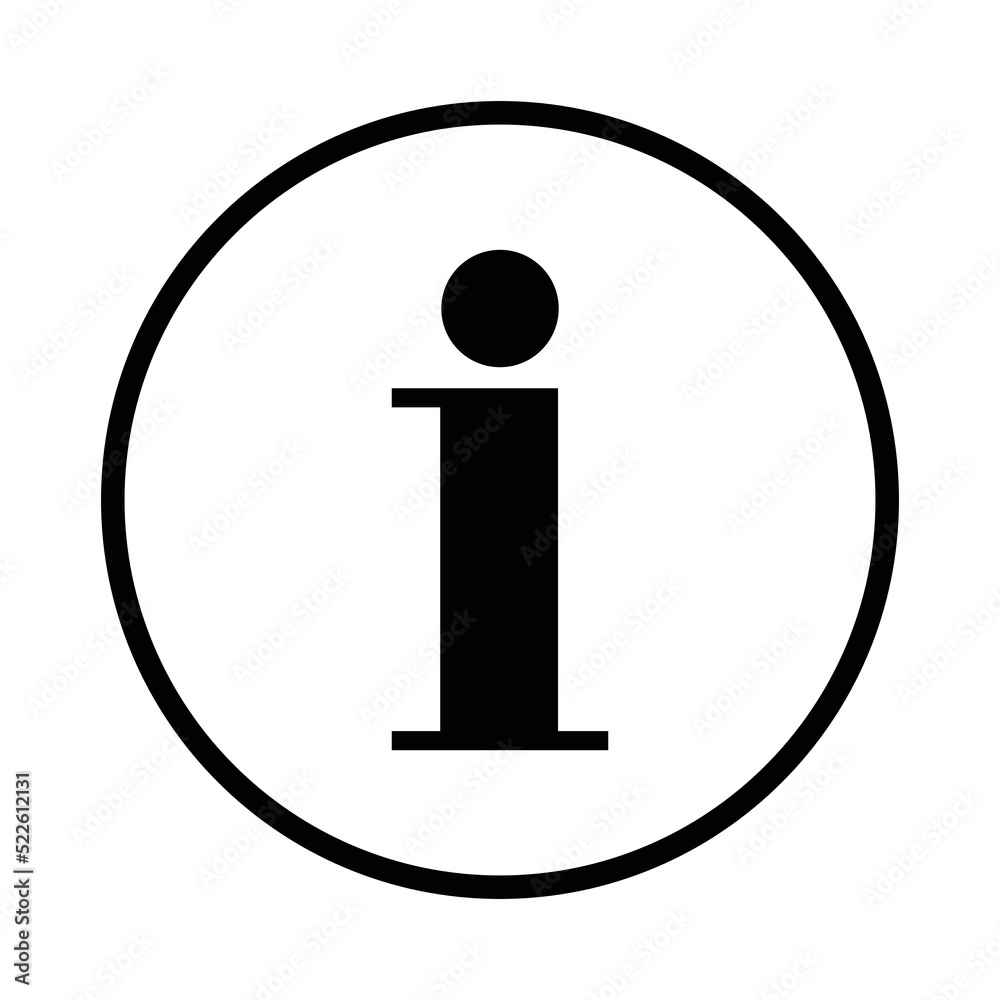 Info symbol sign icon - vector illustration Info symbol sign icon - vector illustration
