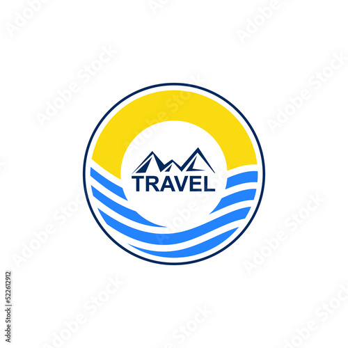 Travel logo icon vector illustration design