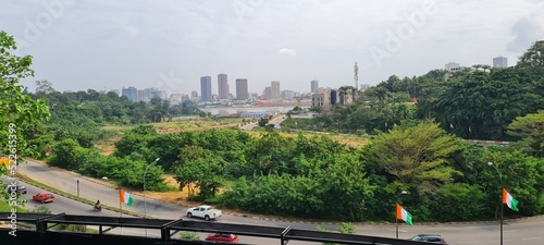 panorama of the city photo