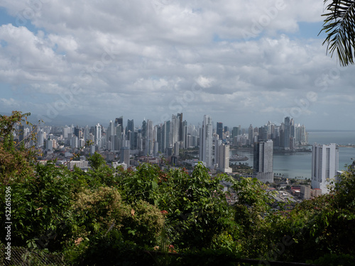 Panama City et la mer de Ancon Hill