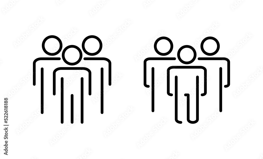 people icon vector. person sign and symbol. User Icon vector