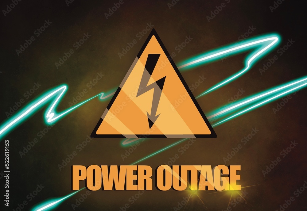 Power outage - obrazy, fototapety, plakaty 