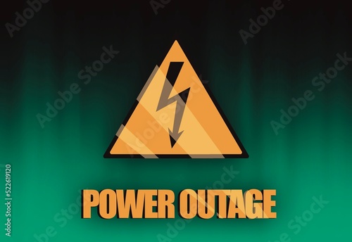 Obraz na płótnie Power outage