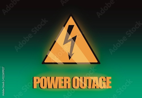 Obraz na płótnie Power outage