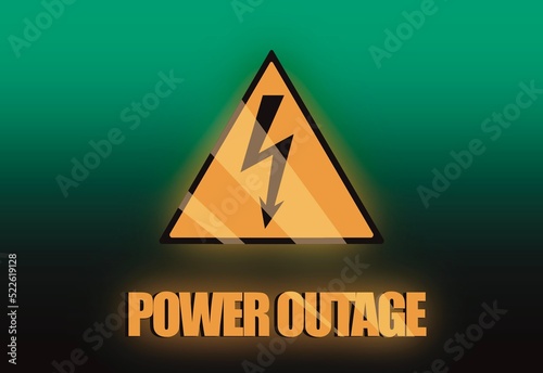 Obraz na płótnie Power outage