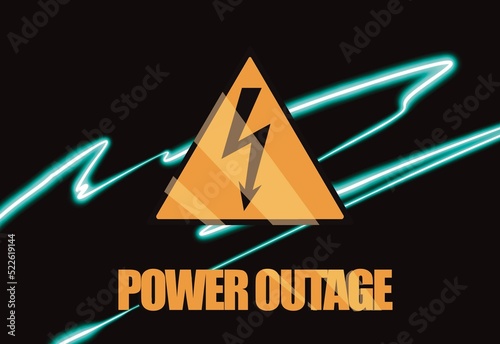 Obraz na płótnie Power outage