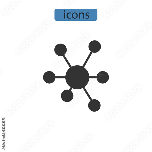Q learning icons  symbol vector elements for infographic web