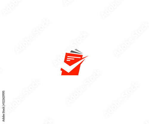 Creative Financial Bookkeeping Logo Design Vector Icon Illustrator.