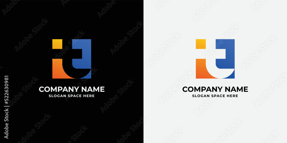 Letter T colorful gradient logo icon design template elements Letter T colorful gradient logo icon design template elements