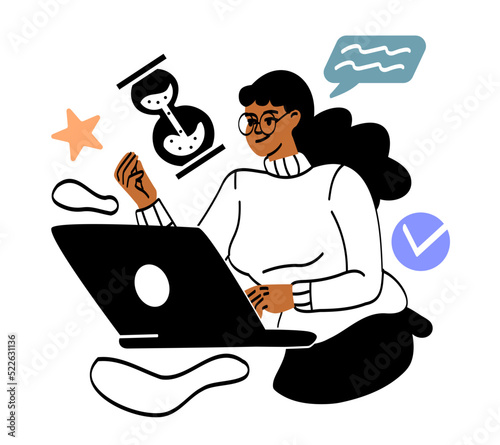 Employee performance concept