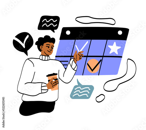 Employee performance concept