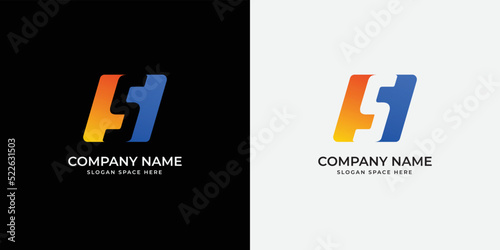 Letter S gradient Logo Design Icon Vector Symbol template