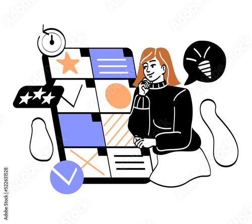Employee performance concept