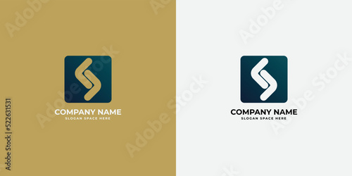 Letter S gradient Logo Design Icon Vector Symbol template