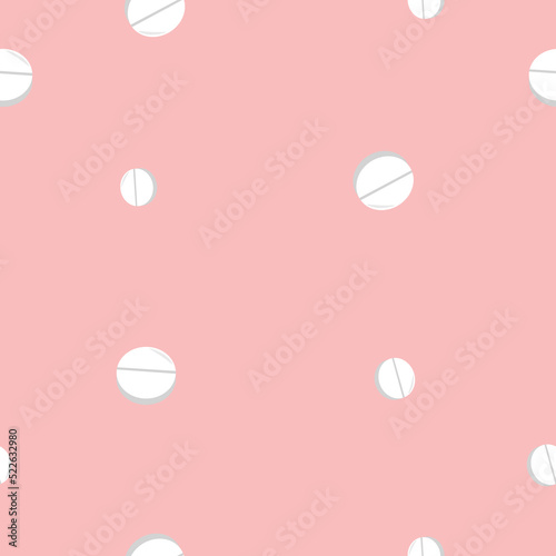 pils seamless pattern medical gift papper design pils with pink background medicine textile pattern