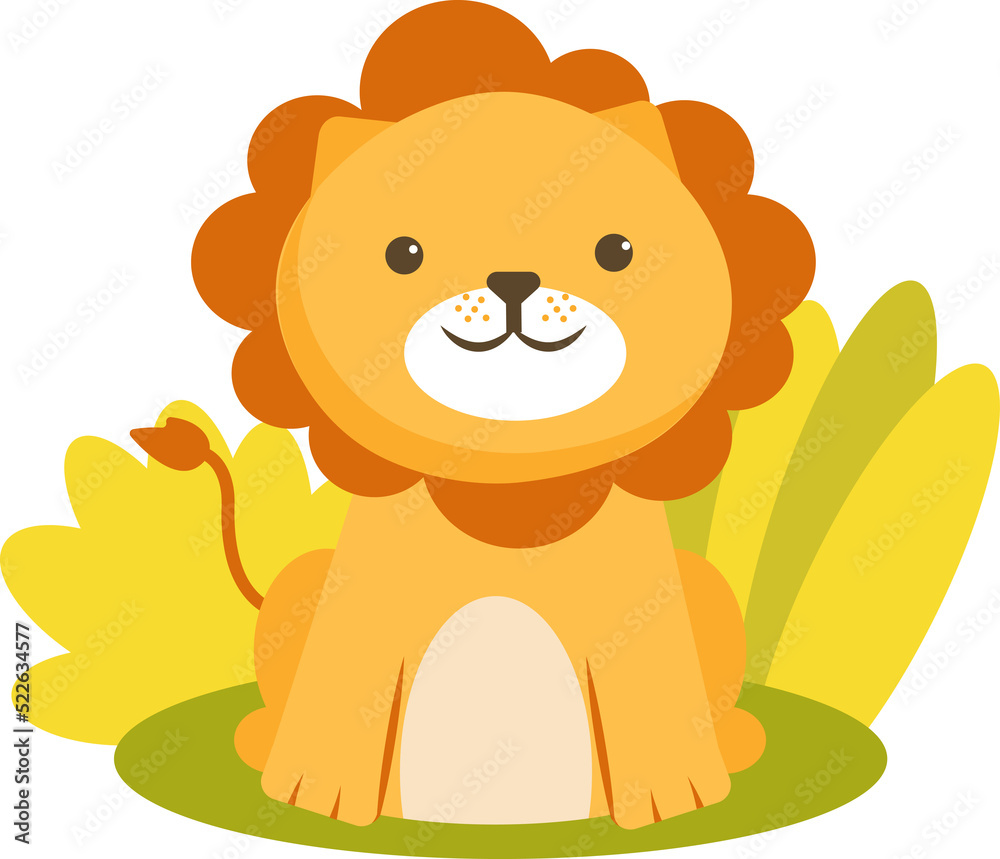 Lion Character Illustration Lion Character Illustration